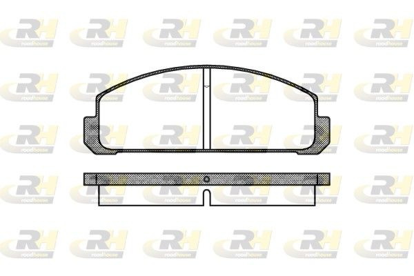 Brake Pad Set, disc brake Mazda 323 77-86 esim.