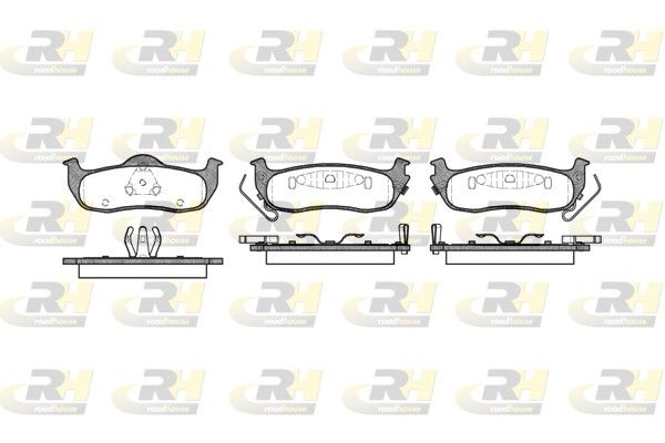 Brake Pad Set, disc brake Nissan NAVARA 05- tagum.