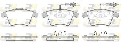 Brake Pad Set, disc brake VAG - 7L6 698 151B