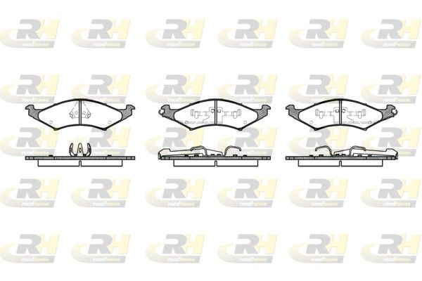 Brake Pad Set, disc brake Ford TAURUS 86-88 esim.