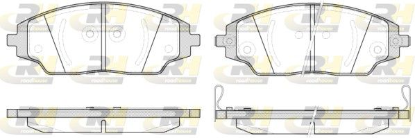 Brake Pad Set, disc brake CHEVROLET Aveo 11- esim.