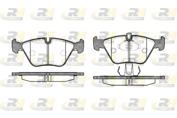 Brake Pad Set, disc brake Bmw E 34,E39 95-00 esim.