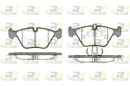 Brake Pad Set, disc brake Bmw E 34,E39 95-00 esim.