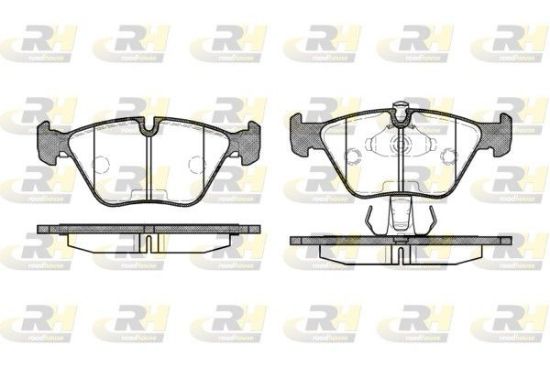 Brake Pad Set, disc brake Bmw E 34,E39 95-00 esim.