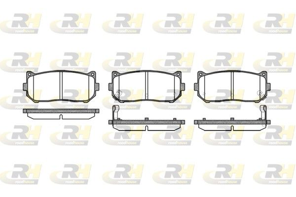 Brake Pad Set, disc brake ix35 (LM, EL, ELH), CARENS III (UN)