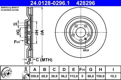 Brake Disc VAG - 4M0 615 601 J