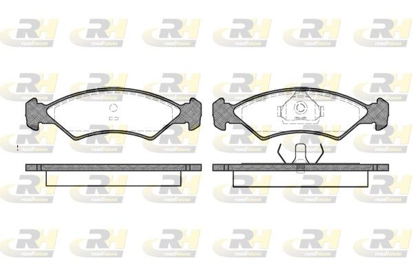 Brake Pad Set, disc brake Ford FIESTA 83-89 esim.