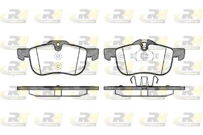 Brake Pad Set, disc brake Rover 75 99- esim.
