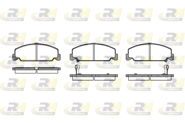 Brake Pad Set, disc brake ASENDUB 2182-02