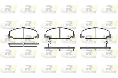 Brake Pad Set, disc brake ASENDUB 2182-02
