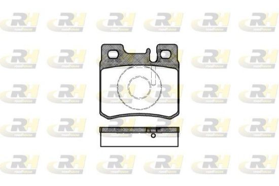 Brake Pad Set, disc brake MERCEDES-BENZ - 005 420 17 20