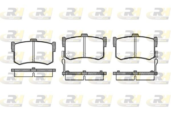 Brake Pad Set, disc brake Hyundai SONATA 96-98 tagum.