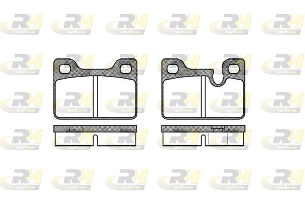 Brake Pad Set, disc brake Bmw 323i 78-82 tagum.
