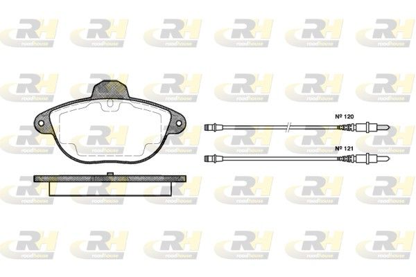 Brake Pad Set, disc brake Citroen Xantia 95-98 esim.