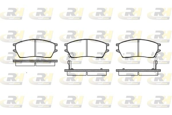 Brake Pad Set, disc brake Honda PRELUDE 87-90 esim.