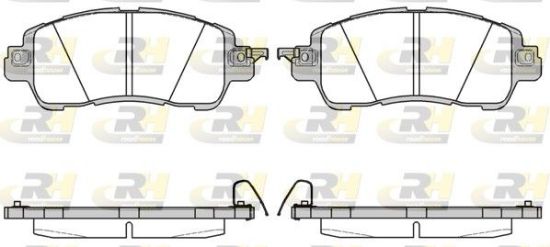 Brake Pad Set, disc brake MAZDA 2 (DL, DJ) 11.14 -