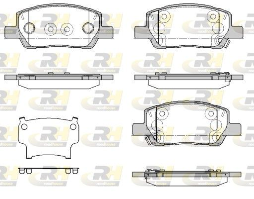 Brake Pad Set, disc brake HYUNDAI i10 III (AC3, AI3) (02.2020- Brake Pad Set, disc brake HYUNDAI i10 III (AC3, AI3) (02.2020-