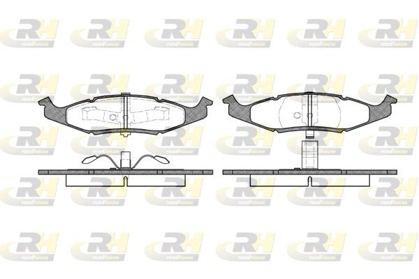 Brake Pad Set, disc brake NEON 92-99 esim. Brake Pad Set, disc brake NEON 92-99 esim.