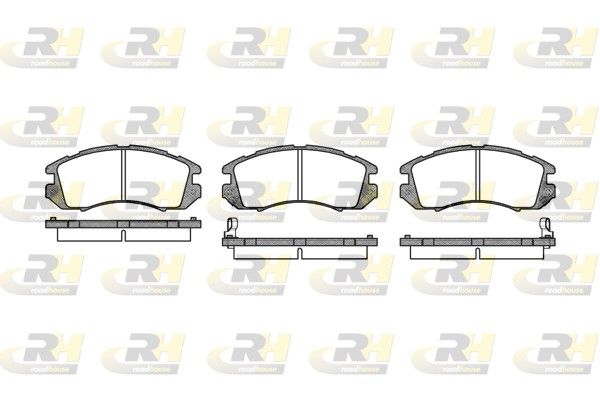 Brake Pad Set, disc brake Subaru IMPREZA,LEGACY 90-00 e Brake Pad Set, disc brake Subaru IMPREZA,LEGACY 90-00 e