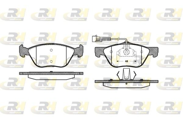 Brake Pad Set, disc brake Alfa 145,146,166,Fiat Bravo 9