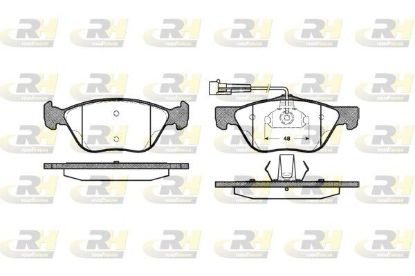 Brake Pad Set, disc brake Alfa 145,146,166,Fiat Bravo 9