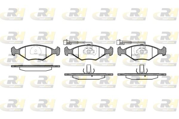 Brake Pad Set, disc brake Fiat PALIO 1.7TD 96-01 esim