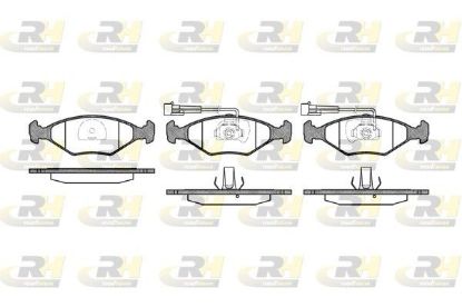 Brake Pad Set, disc brake Fiat PALIO 1.7TD 96-01 esim