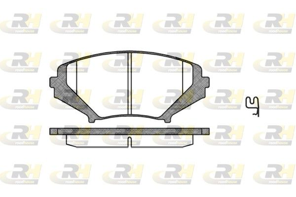 Brake Pad Set, disc brake Mazda RX 8 2.6i 03- esim.