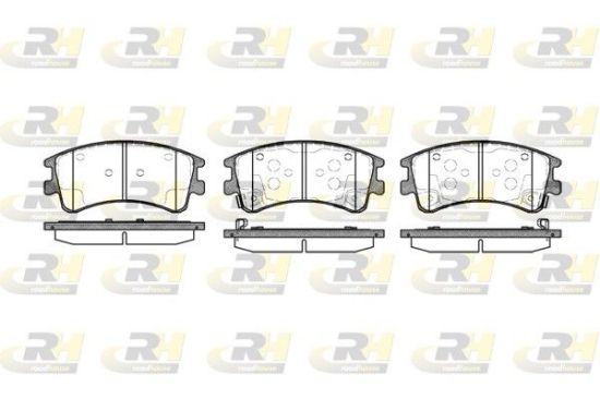 Brake Pad Set, disc brake MAZDA - GJYF-33-23ZB