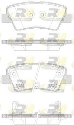 Brake Pad Set, disc brake KIA - 58302-B2A70