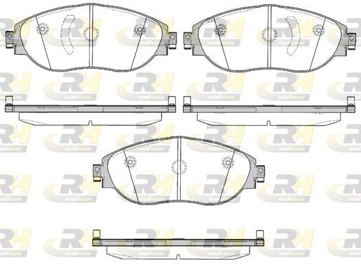 Brake Pad Set, disc brake VW
