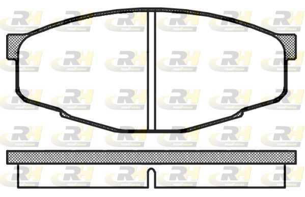Brake Pad Set, disc brake Toyota Cressida 80-85 esim.