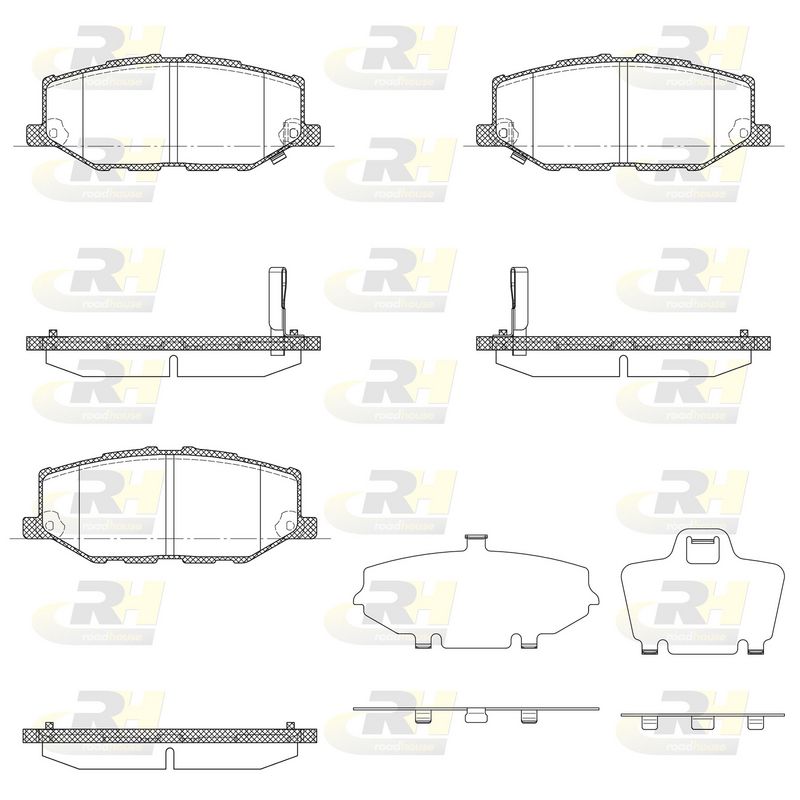 Brake Pad Set, disc brake Suzuki Jimmy 18-