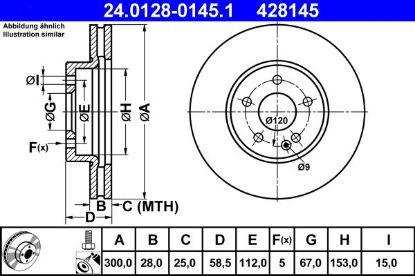 Brake Disc MERCEDES-BENZ - 447 421 05 12