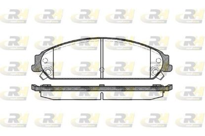Brake Pad Set, disc brake CHRYSLER - 05142558AA