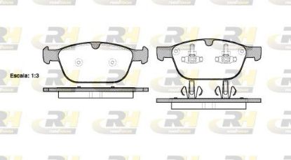Brake Pad Set, disc brake VOLVO - 31277334