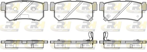 Brake Pad Set, disc brake SSANGYoung 01-tagum.