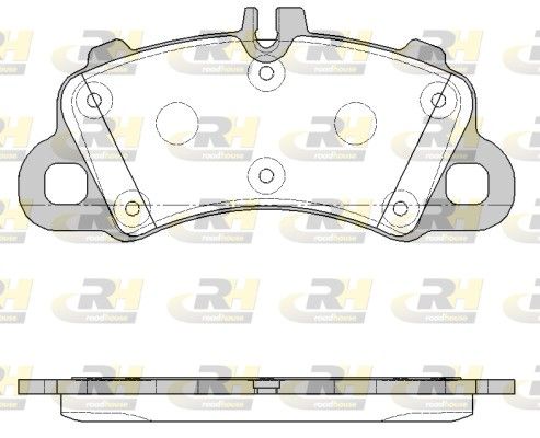 Brake Pad Set, disc brake Porsche
