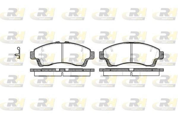 Brake Pad Set, disc brake Mazda B-seeria 96-99 esim.