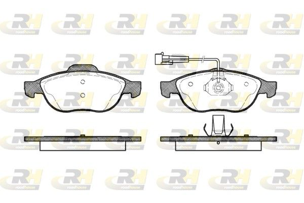 Brake Pad Set, disc brake Alfa 147 156 97- esim.