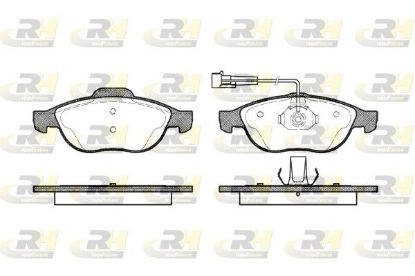 Brake Pad Set, disc brake Alfa 147 156 97- esim.