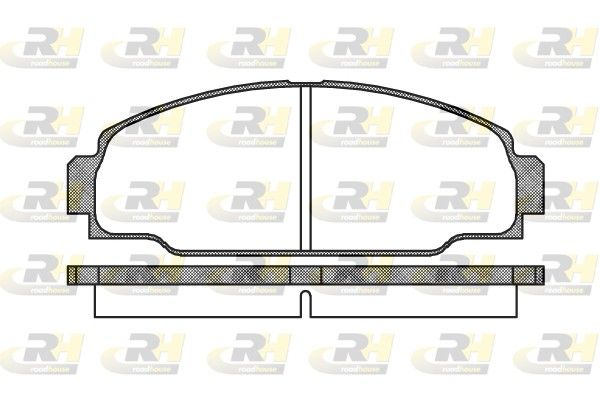 Brake Pad Set, disc brake Toyota HIACE 89-95 esim.