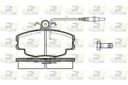Brake Pad Set, disc brake Citroen ZX 91-97 esim.
