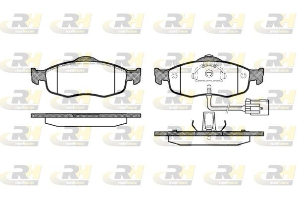 Brake Pad Set, disc brake MONDEO I (GBP), MONDEO II Sedaan (BFP)