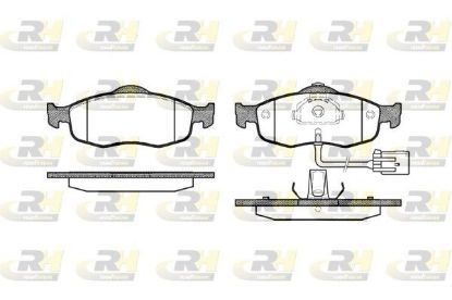 Brake Pad Set, disc brake MONDEO I (GBP), MONDEO II Sedaan (BFP)