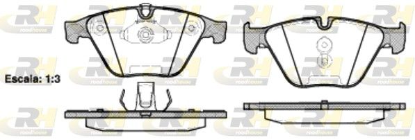 Brake Pad Set, disc brake BMW - 34 11 6 775 314