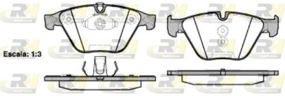 Brake Pad Set, disc brake BMW - 34 11 6 775 314