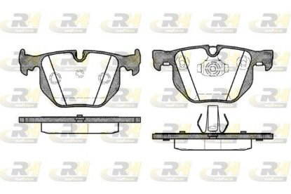 Brake Pad Set, disc brake BMW - 34 21 6 761 285