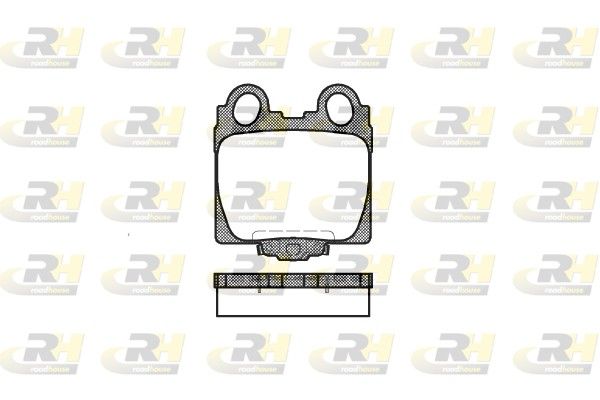 Brake Pad Set, disc brake TOYOTA - 04466-30120