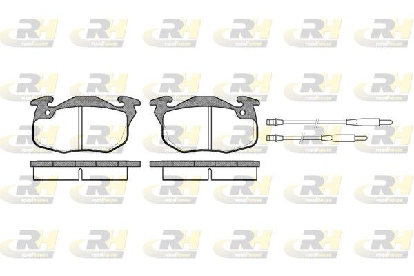 Brake Pad Set, disc brake Citroen AX,ZX 91-97 esim.